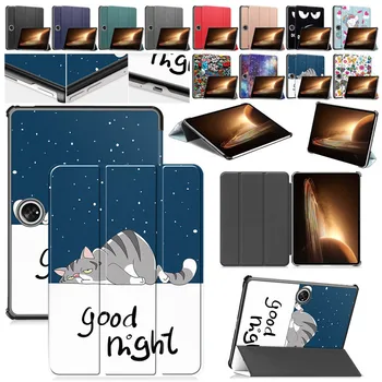 Для OnePlus Pad 2023 11,6-Дюймовый Ультратонкий Чехол с цветным рисунком, Откидывающийся Чехол с функцией Автоматического Пробуждения во время сна, Противоударная Складная Подставка для Планшета