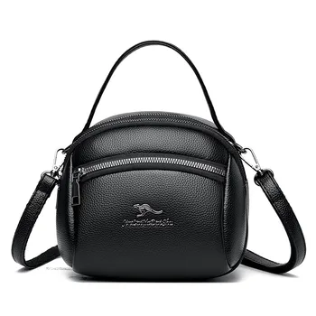 Женская сумка-мессенджер из искусственной кожи Большой Емкости, Дизайнерские высококачественные сумки-тоут через плечо для женщин, Роскошная сумка на плечо