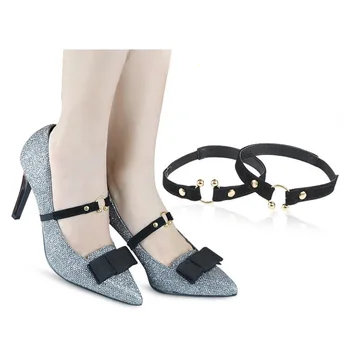 Женские шнурки для обуви на высоком каблуке, эластичный шнурок, свободный противоскользящий ремешок, Жемчужные кружевные аксессуары для обуви