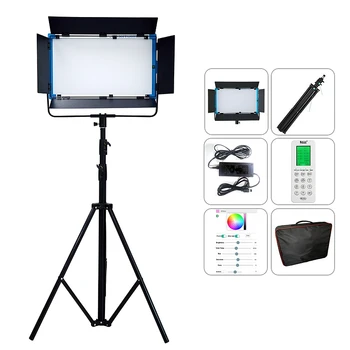 Заводская поставка A-2200c 140 Вт RGB 4 цвета Фотокамера с регулируемой яркостью светодиодной подсветки с пультом дистанционного управления телефоном