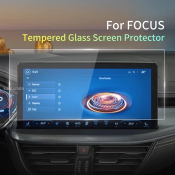Защитная пленка для экрана Ford FOCUS 2023 Из закаленного стекла, Автомобильные наклейки Carplay, Видео, Автомобильные аксессуары для интерьера