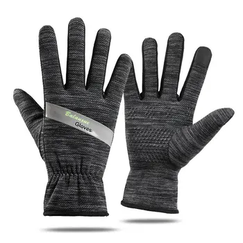 Зимние теплые мужские перчатки для женщин, противоскользящие ветрозащитные перчатки, дышащие перчатки с сенсорным экраном, Спортивные перчатки для верховой езды, лыжные перчатки