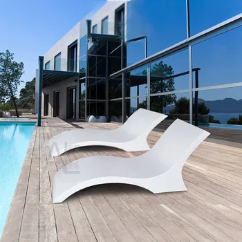 Изготовленное на заказ S-образное пляжное кресло для отдыха на открытом воздухе, отель, вилла, бассейн