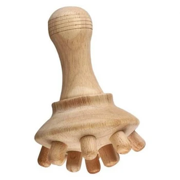 Инструмент для массажа с древесной терапией, Лимфодренажный Массажер, Антицеллюлитный ролик для массажа фасции всего тела