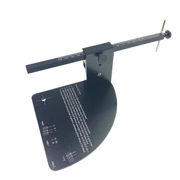 Инструмент для регулировки положения тонарма и картриджа на колесной базе Виниловая линейка для регулировки поворотного стола