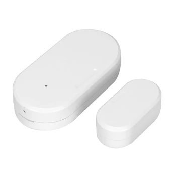Интеллектуальные контактные детекторы Tuya Zigbee 3,0, датчик безопасности ворот, дверей, окон, датчик Smart Life Home (2 шт.)