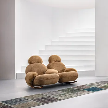 Интернет-знаменитость Ленивый диван, Скандинавское Современное кресло для отдыха, Простое Домашнее удобное кресло-качалка на балконе