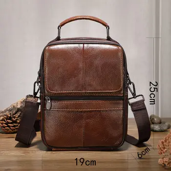 Кожаная маленькая сумка-мессенджер для мужчин, сумка через плечо, дорожные сумки на ремне, мужской кошелек, рюкзак для работы, офис, Бизнес