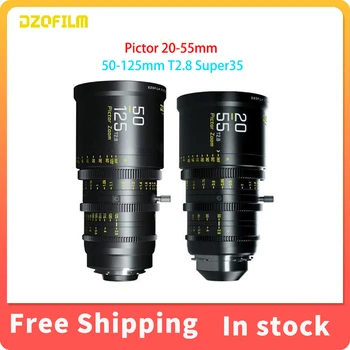 Комплект зум-объективов DZOFilm Pictor 20-55 мм и 50-125 мм T2.8 Super35 (крепление PL и EF, черный) с диапазоном диафрагмы от T2.8 до T22