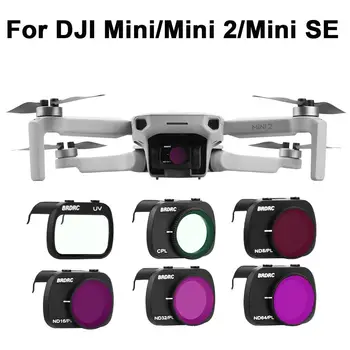 Комплект фильтров для объектива камеры DJI Mini 1/2/SE UV/CPL/ND8 ND16 ND32 ND64 PL Для Аксессуаров DJI Mini Filter Drone