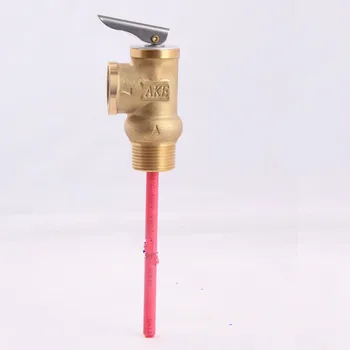Латунный клапан TP DN20, клапан сброса температурного давления 0.6MPa DN15 DN20