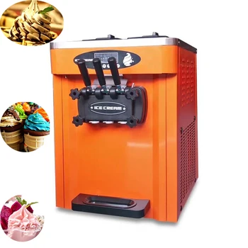 Машина для приготовления мороженого PBOBP Домашняя машина для приготовления мягкого мороженого Мини-Маленькая автоматическая машина для приготовления йогурта