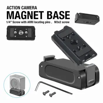 Металлический магнитный адаптер для экшн-камеры, быстроразъемные конверсионные аксессуары для GoPro Insta360 Action 2