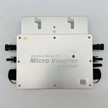 Микроинвертор Smart 700 Вт 120 В/230 В с мониторингом для обеспечения безопасности Использование в домашних условиях с солнечной панелью более популярно