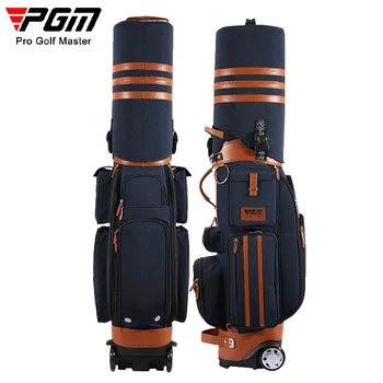 Многофункциональная сумка для гольфа PGM Standard, Выдвижная Авиационная сумка для гольфа с колесом, сумки-подставки для гольфа с жестким корпусом и замком паролем