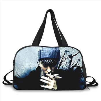 Модный тренд 3D-печати Eminem, портативная многофункциональная сумка-мессенджер большой емкости, дорожная сумка