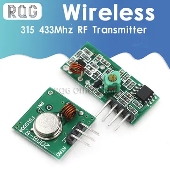 Модуль связи радиочастотного передатчика и приемника 433 МГц для ARM/MCU WL DIY 315 МГц/433 МГц Беспроводной для arduino Diy Kit