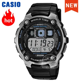 Мужские часы Casio высшего класса, военные цифровые часы relogio, спортивные 200-метровые водонепроницаемые кварцевые мужские часы masculino AE-2000W