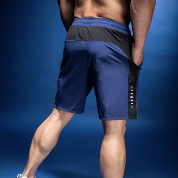 Мужские шорты для бега, быстросохнущие дышащие шорты для фитнеса, Мужские Новые Спортивные тренировки, Бодибилдинг, Короткие штаны