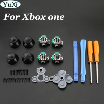 Набор игровых инструментов YuXi Для контроллера Xbox One Замена 3D Аналоговых Джойстиков с колпачком для большого пальца Torx T8 T6 Отвертки Инструмент Для Ремонта