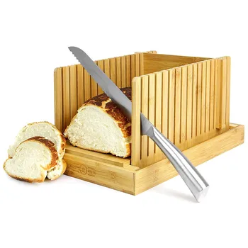 Необычная складная хлеборезка для домашней выпечки, хлебница, ручная бамбуковая хлеборезка