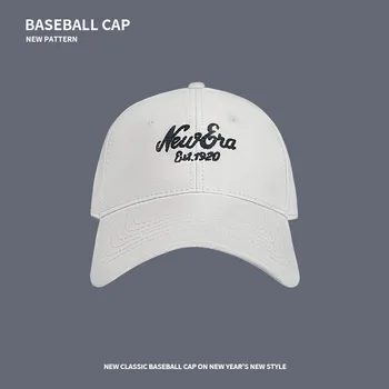 Новая бейсбольная кепка с алфавитом Приливного течения в весенне-осеннем стиле, Женская хлопковая кепка-козырек, мужская кепка для гольфа на открытом воздухе
