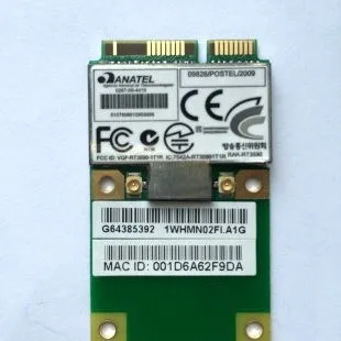Новая беспроводная карта для ноутбука RT3090 MINI PCI-E 802.11b/g/n Ralink RT3090
