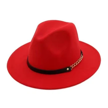Новая весенне-зимняя фетровая шляпа дизайнерского бренда для мужчин и женщин, Джазовая кепка Gorras Para Hombres 모자 Casquette Homme