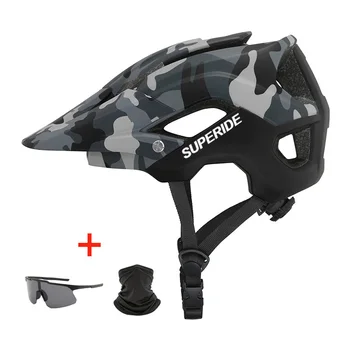 Новейший сверхлегкий велосипедный шлем SUPERIDE, Монолитный дорожный шлем для горного велосипеда, Спорт на открытом воздухе, DH MTB, велосипедный шлем