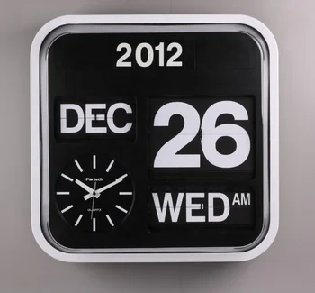 Новые поступления, привлекательный современный квадратный пластиковый Многофункциональный Автоматический Календарь, Настольные Настенные часы
