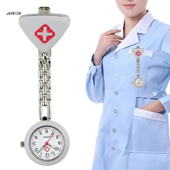 Новые часы с треугольным зажимом для подвешивания, медицинские женские карманные часы