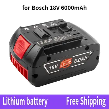 Новый Аккумулятор 18V 6.0Ah для Электродрели Bosch 18V 6000mAh Литий-ионный Аккумулятор BAT609, BAT609G, BAT618, BAT618G, BAT614
