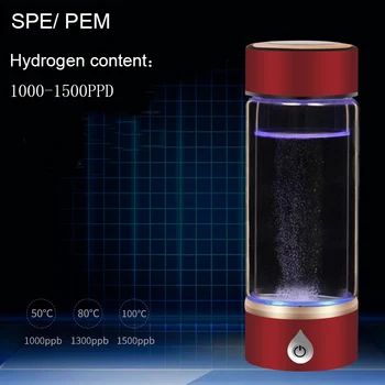 Новый генератор ионизатора воды с высоким содержанием водорода SPE/PEM, бутылка с ионизатором воды, Отдельная бутылка с высоким содержанием водорода H2 и O2, ПЭТ-бутылка с высоким содержанием чистого водорода