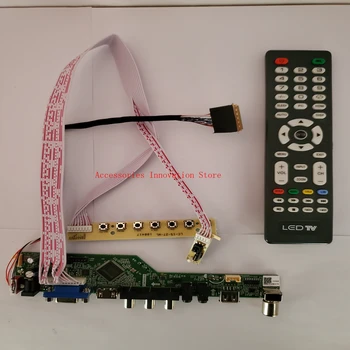 Новый комплект ТВ-мониторов M140NWR2 R0/R1/R2 TV + HDMI + VGA + USB ЖК-светодиодный контроллер Экрана Плата Драйвера 1366X768 40 Контактов Панель