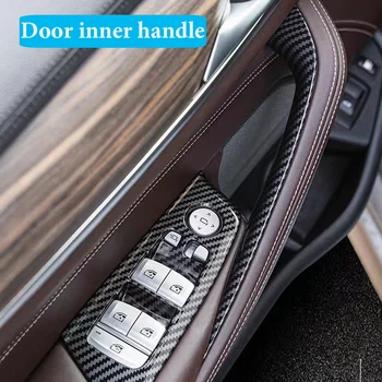 Обновление Внутренней Дверной Ручки Автомобиля, Внутренняя Отделка Крышки, Замена Для BMW 5 Серии G30 G31 G38 F90 2017 2018 2019 2020 2021