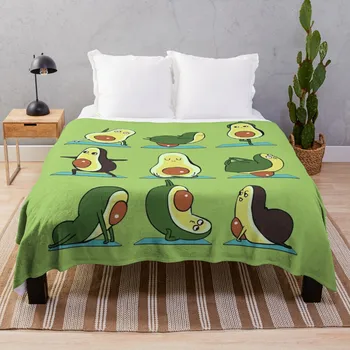 Одеяло для йоги с авокадо, очень большое одеяло, кружевное одеяло