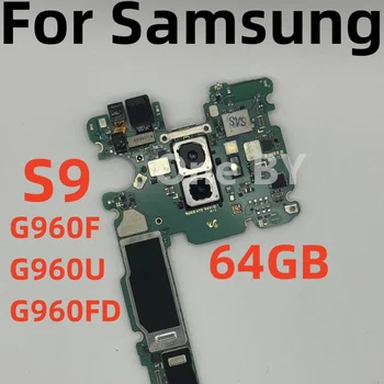Оригинальная материнская плата разблокирована, Для Samsung Galaxy S9, G960F, G960FD, G960U, 64 ГБ Чистого IMEI