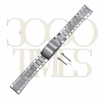 Плоское звено 20 мм, браслет в винтажном стиле Oyster, ремешок из нержавеющей стали, подходит для часов SEIKO TISSOT CASIO OMEGA TIMEX Universary