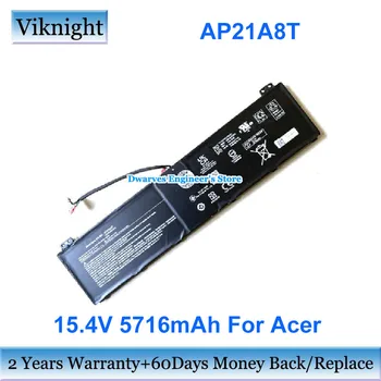 Подлинный Аккумулятор AP21A8T 15,4 V 5716mAh 90,61Wh Для Ноутбука Acer KT0040G014 4ICP5/64/126