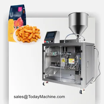Полностью автоматическая Многофункциональная машина для взвешивания кукурузных хлопьев и упаковки гранул
