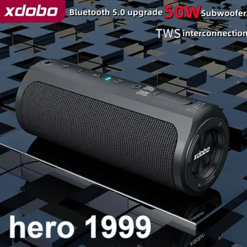 портативная звуковая колонка xdobo Bluetooth Speakers IPX7, Наружный водонепроницаемый Сабвуфер, Стереосистема объемного звучания, четырехъядерный аккумулятор Емкостью 6600 мАч