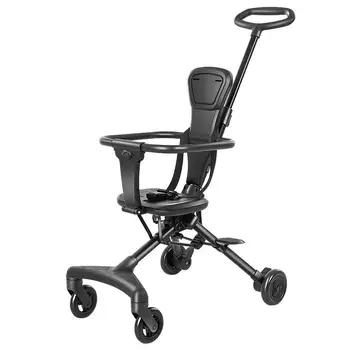 Портативная коляска для путешествий, Портативная легкая удобная вращающаяся на 360 градусов реверсивная коляска, Детские товары, безопасные для