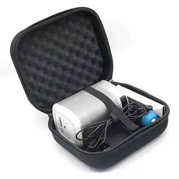 Портативный мини-проектор, защитная жесткая сумка для хранения, чехол для переноски с водонепроницаемой застежкой-молнией, аксессуары для проектора, дорожная коробка для проектора