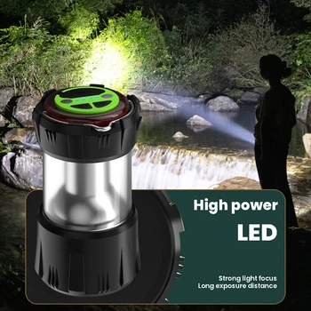 Портативный фонарь для кемпинга с магнитами, многоцелевой светильник для активного отдыха