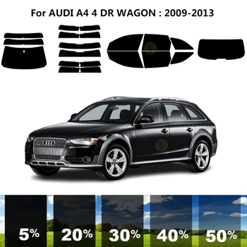 Предварительно обработанный набор для УФ-тонировки автомобильных окон из нанокерамики, автомобильная пленка для окон AUDI A4 4 DR WAGON 2009-2013