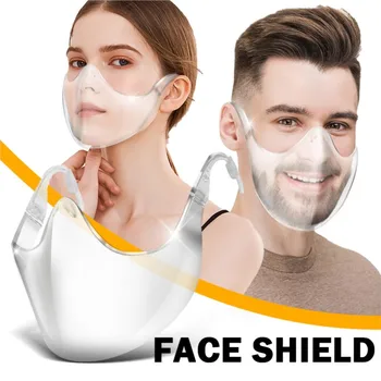 Прозрачная маска для лица, переносной наконечник для очков, защита от запотевания