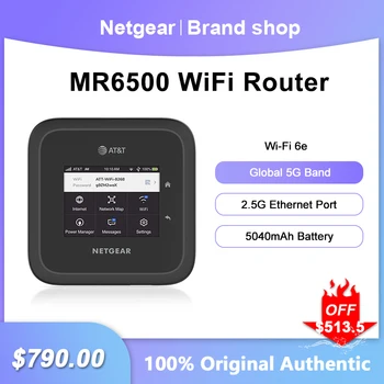 Разблокированный Netgear Nighthawk M6 Pro MR6500 WiFi Маршрутизатор Global 5G Band mmWave Sub6 WiFi6e 3,6 Гбит/с 2,5 G Ethernet Порт Ретранслятор