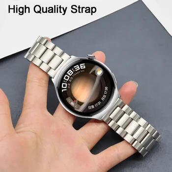 Ремешок из нержавеющей Стали для Оригинальных Huawei Watch 4 Pro, Ремешок для Huawei Watch4 GT2 GT3 46 мм, Watch3/3Pro 22 мм, Сменный браслет