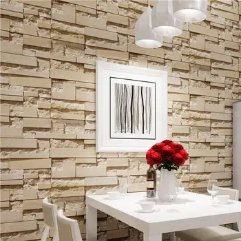 Роскошная Каменная Кирпичная стена 10 м Рулон виниловых обоев papel de parede 3D Фон для гостиной Декор стен Художественные обои