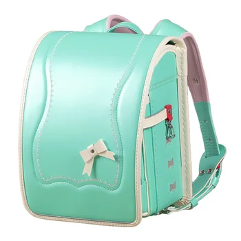 Роскошная японская Школьная сумка, детский рюкзак для детского сада, Водонепроницаемая сумка из искусственной кожи для детей 3-6 лет, школьная сумка для ортопедии